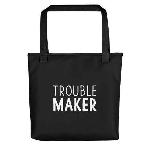 Default Title Trouble Maker (Funny) Tote bag by Design Express