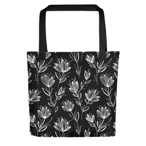 Default Title Leaf Line Pattern Tote bag by Design Express