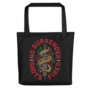 Default Title No Surrender Tote bag by Design Express