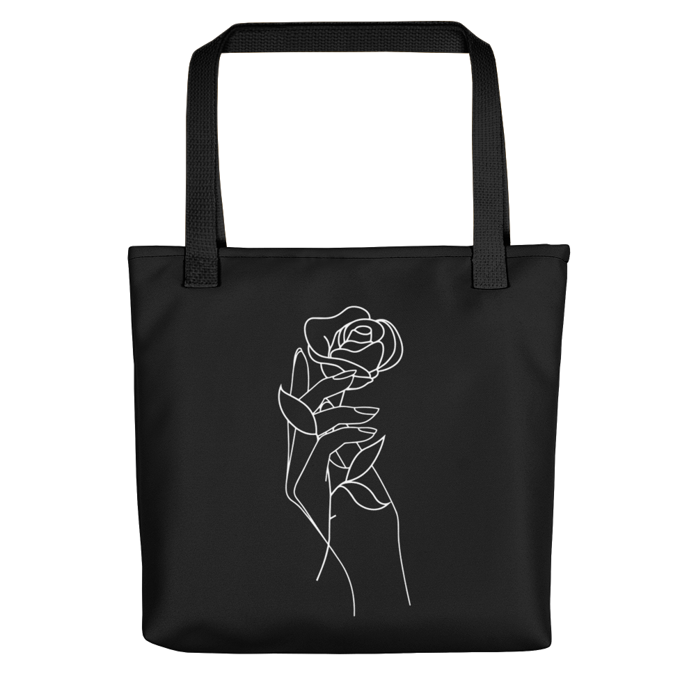 Default Title Rose in Hand Tote bag by Design Express