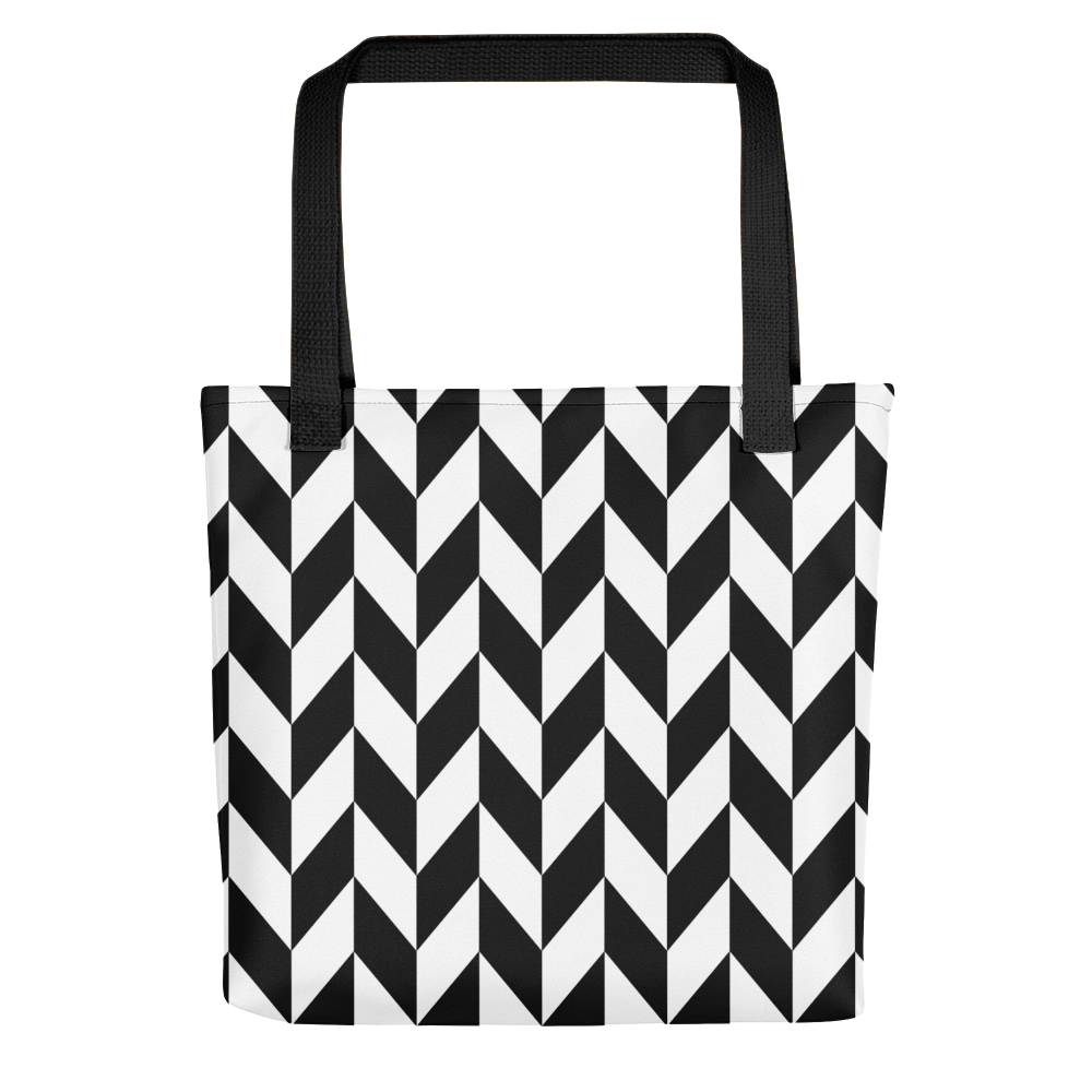 Default Title Chevron Flip Pattern Tote bag by Design Express