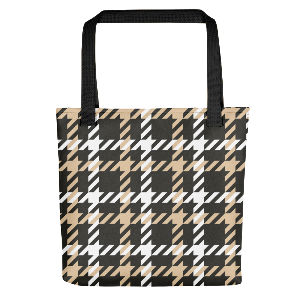 Default Title Houndstooth Large Pattern Tote bag by Design Express