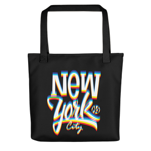 Default Title New York City Glitch Tote bag by Design Express