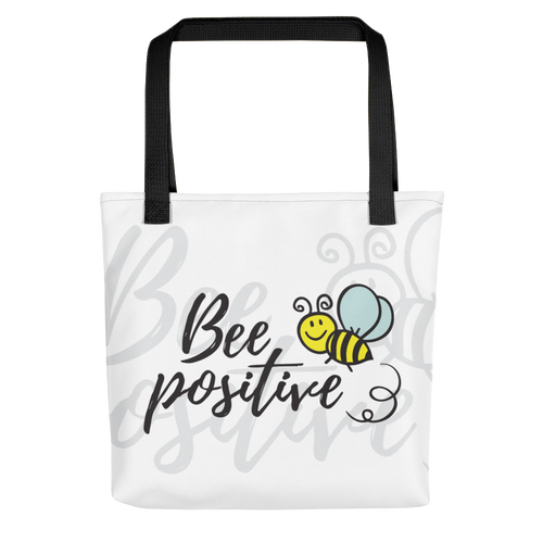 Default Title Bee Positive Tote bag by Design Express