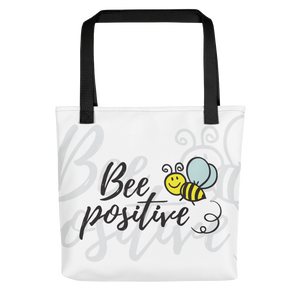 Default Title Bee Positive Tote bag by Design Express