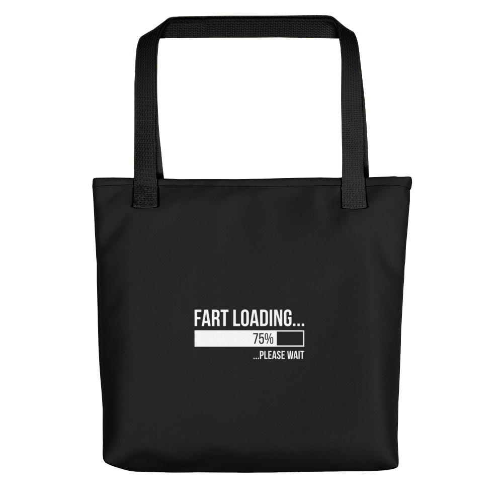 Default Title Fart Loading Small (Funny) Tote bag by Design Express