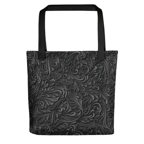 Default Title 3D Black Ornament Pattern Tote bag by Design Express