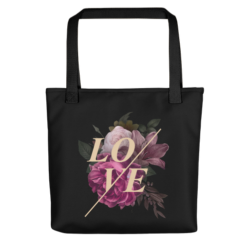 Default Title Love Flower Tote bag by Design Express