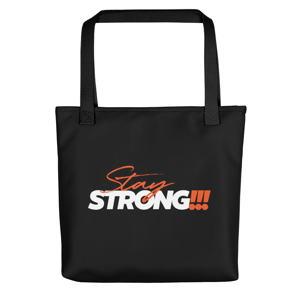 Default Title Stay Strong (Motivation) Tote bag by Design Express