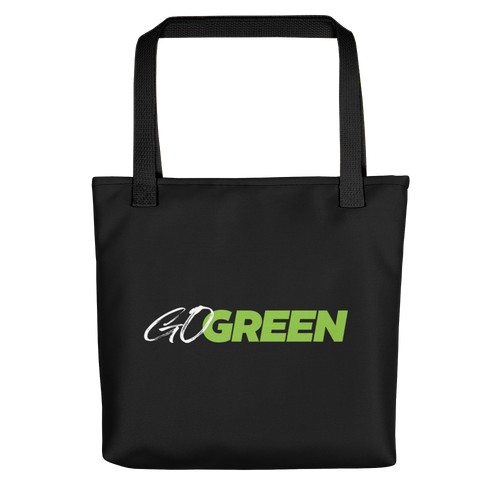 Default Title Go Green (Motivation) Tote bag by Design Express