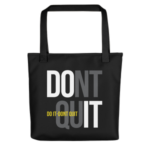 Default Title Do It, Don't Quit (Motivation) Tote bag by Design Express