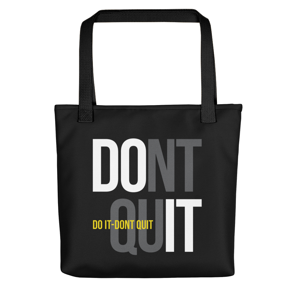 Default Title Do It, Don't Quit (Motivation) Tote bag by Design Express