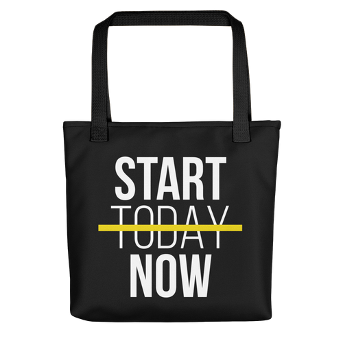 Default Title Start Now (Motivation) Tote bag by Design Express