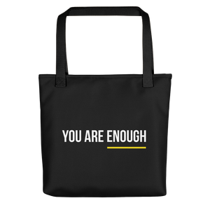 Default Title You are Enough (condensed) Tote bag by Design Express
