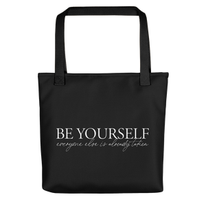 Default Title Be Yourself Quotes Tote bag by Design Express