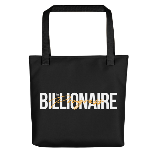 Default Title Billionaire in Progress (motivation) Tote bag by Design Express