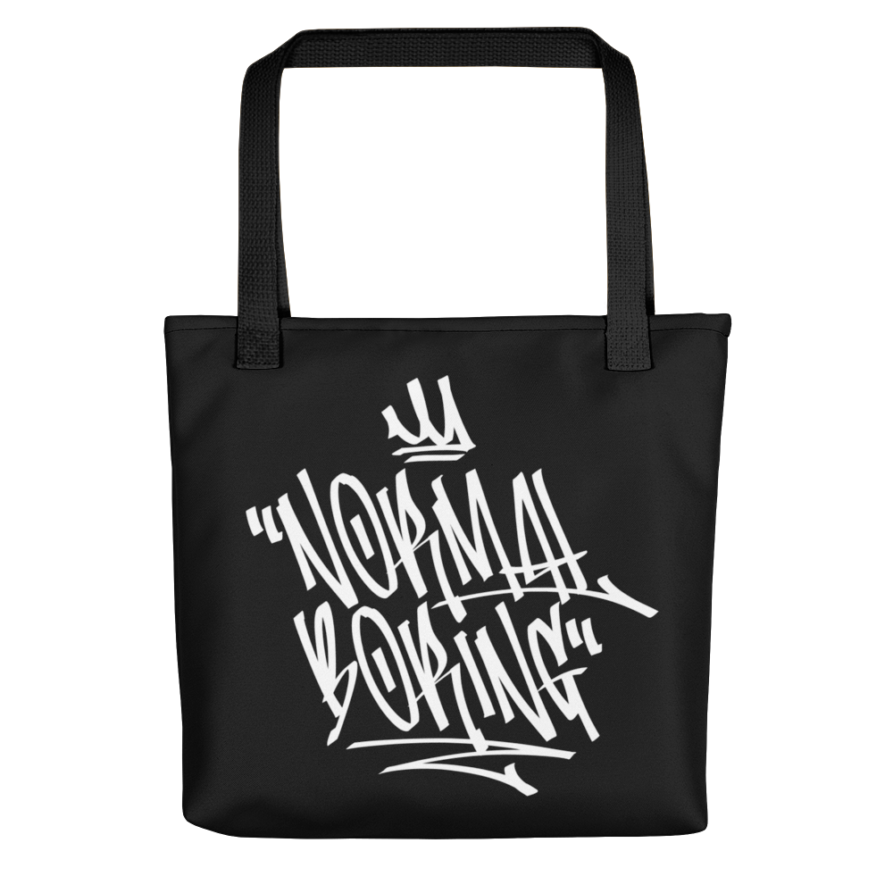 Default Title Normal is Boring Graffiti (motivation) Tote bag by Design Express