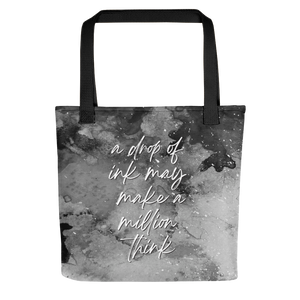 Default Title a drop of ink may make a million think Tote bag by Design Express