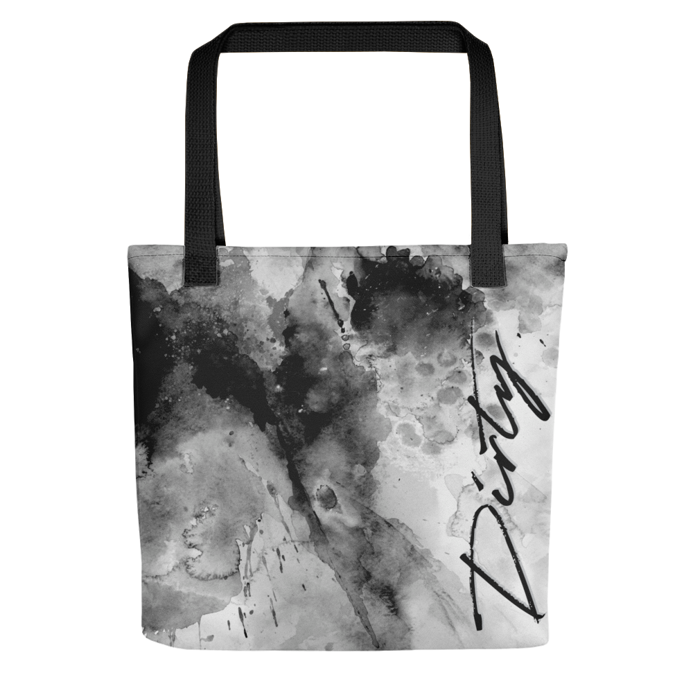 Default Title Dirty Abstract Ink Art Tote bag by Design Express