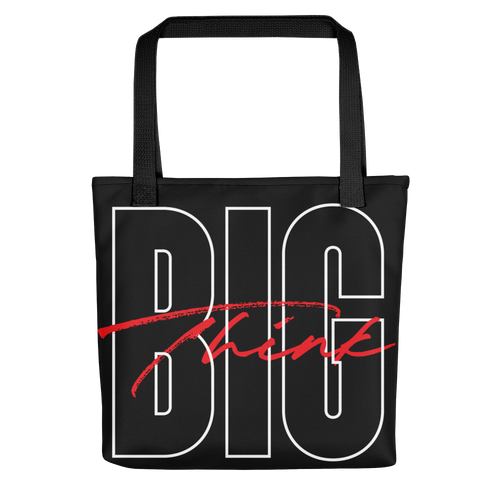 Default Title Think BIG (Bold Condensed) Tote bag by Design Express