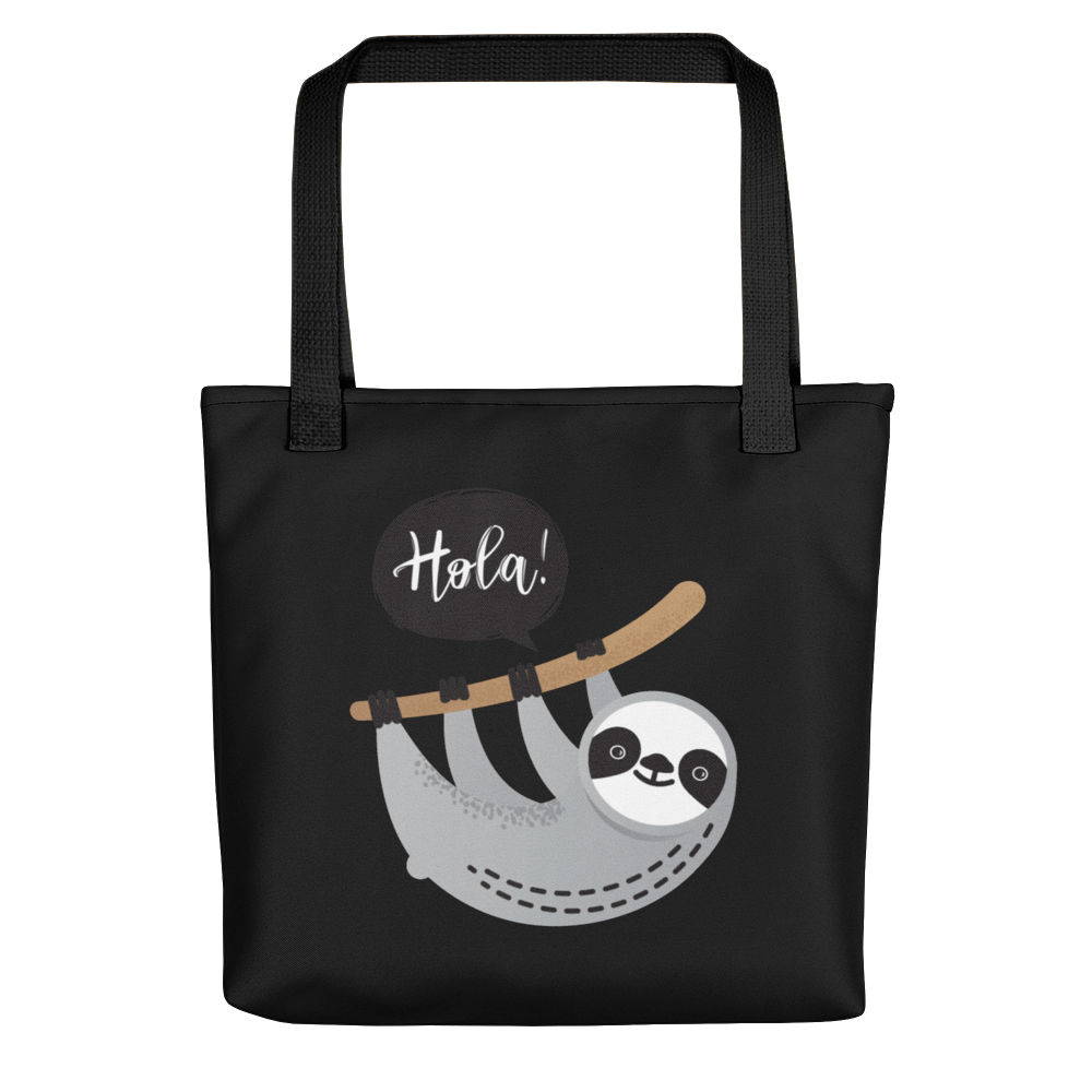 Default Title Hola Sloths Tote bag by Design Express