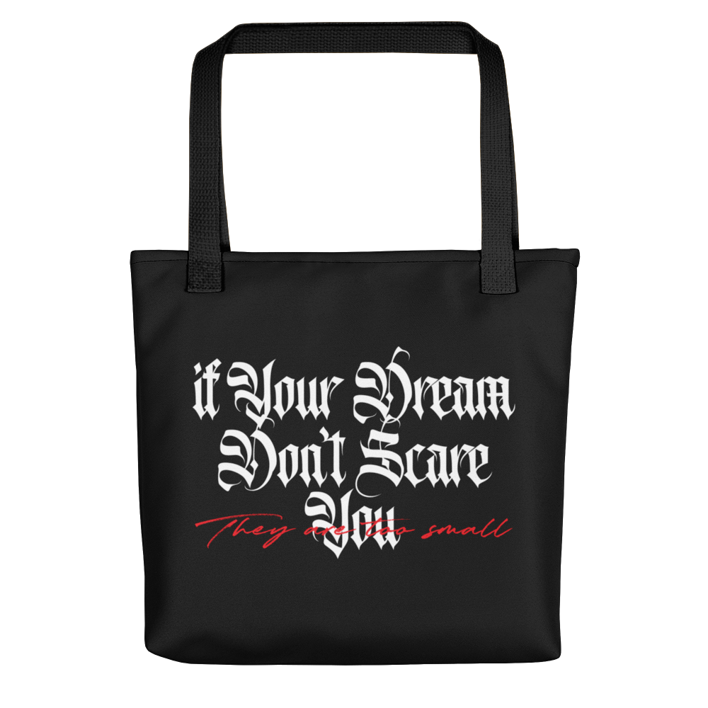 Default Title If your dream don't scare you, they are too small Tote bag by Design Express