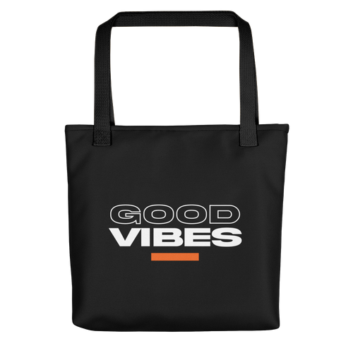 Default Title Good Vibes Text Tote bag by Design Express