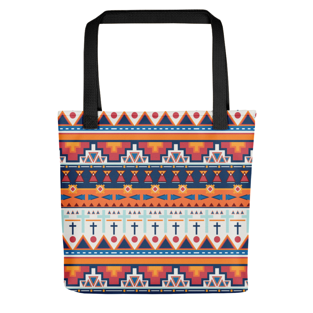 Default Title Traditional Pattern 01 Tote bag by Design Express