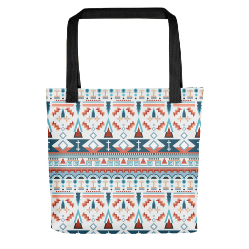 Default Title Traditional Pattern 03 Tote bag by Design Express