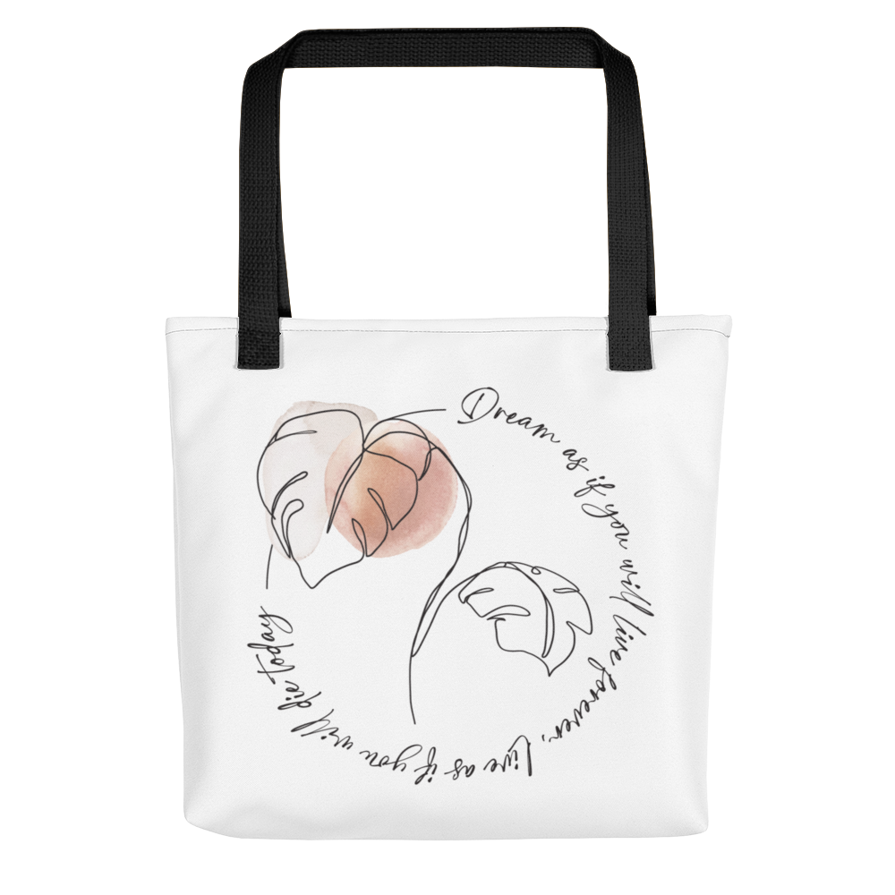 Default Title Dream as if you will live forever Tote bag by Design Express