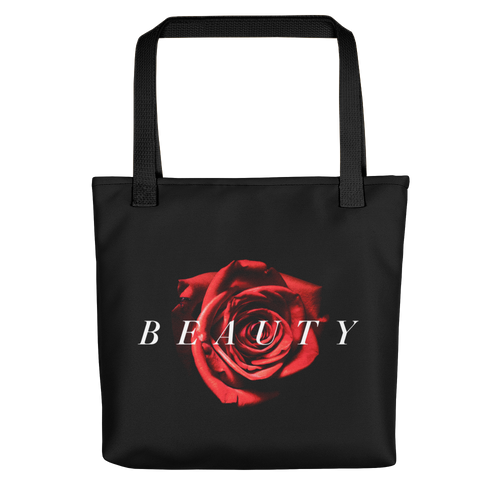 Default Title Beauty Red Rose Tote bag by Design Express