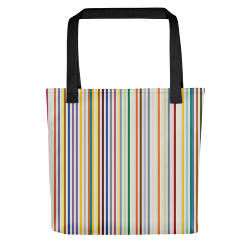 Default Title Colorfull Stripes Tote bag by Design Express