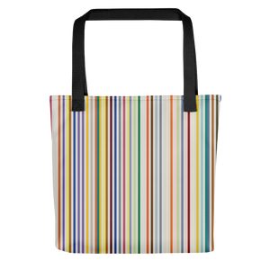 Default Title Colorfull Stripes Tote bag by Design Express