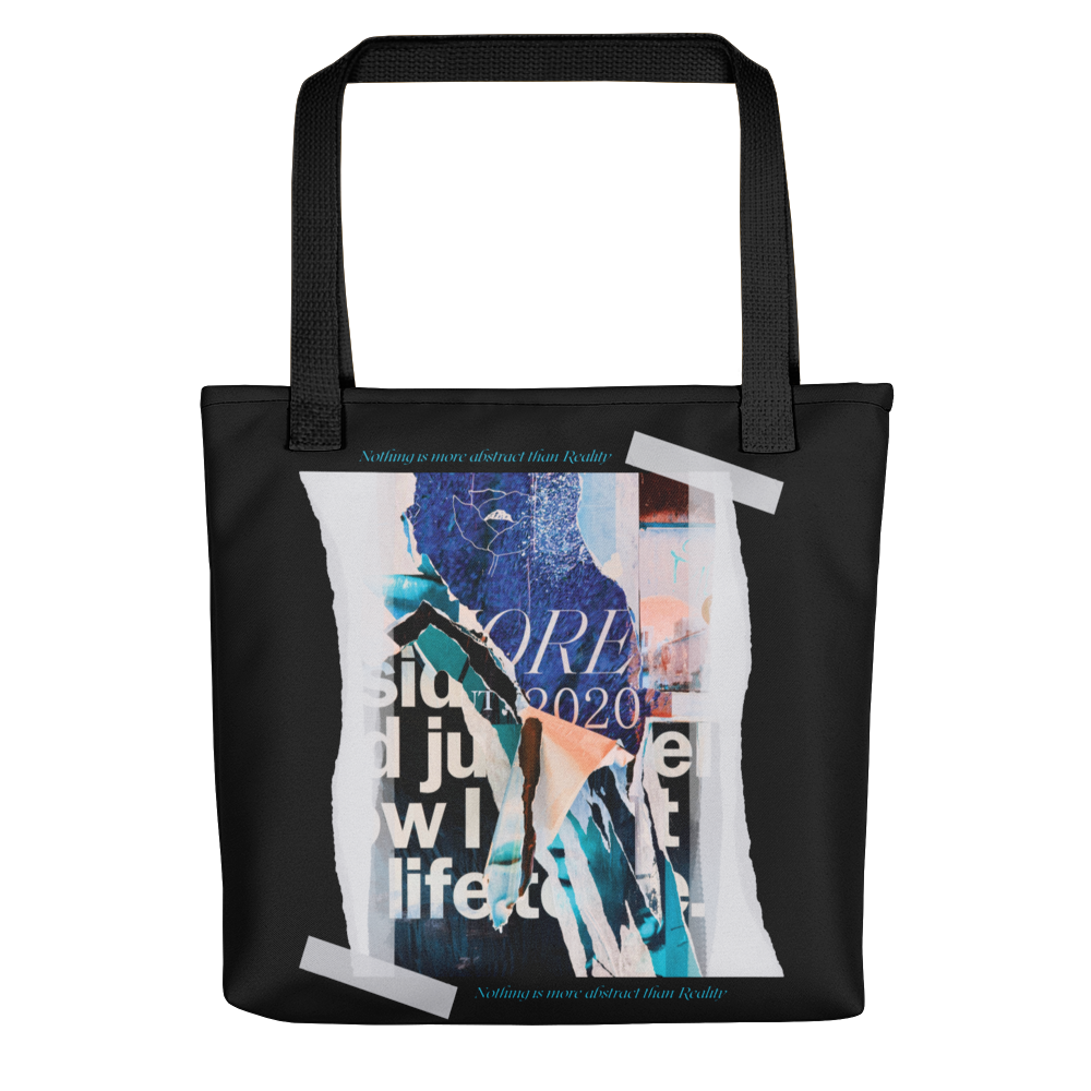 Default Title Nothing is more abstarct than reality Tote bag by Design Express