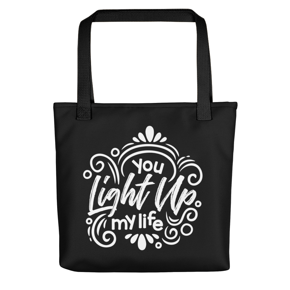 Default Title You Light Up My Life Tote bag by Design Express