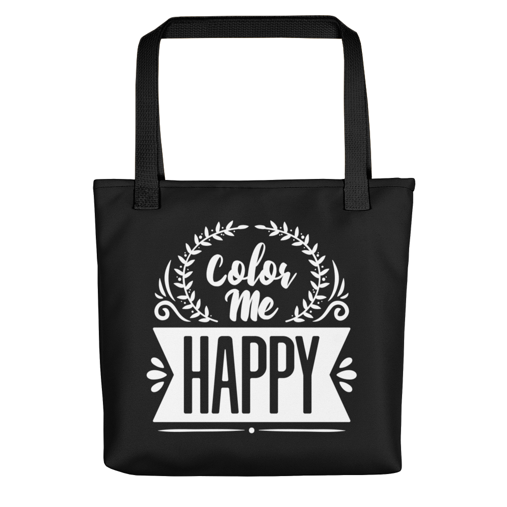 Default Title Color Me Happy Tote bag by Design Express