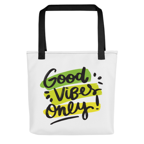 Default Title Good Vibes Only Tote bag by Design Express