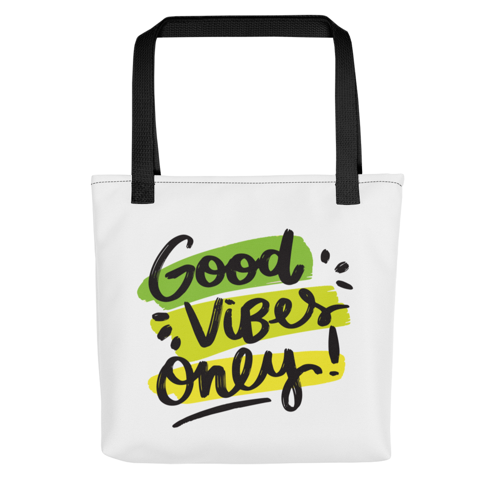 Default Title Good Vibes Only Tote bag by Design Express