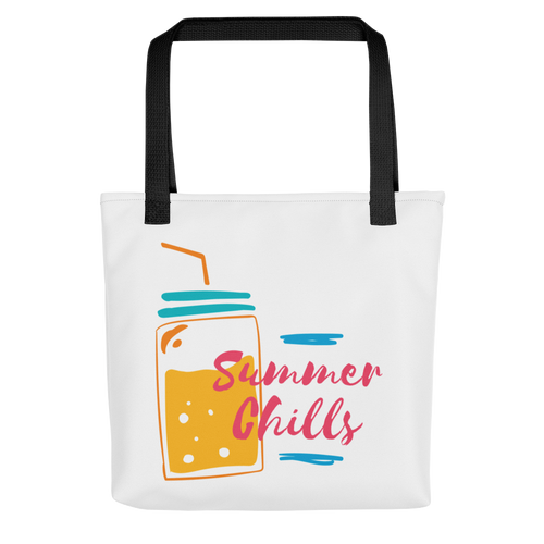 Default Title Drink Summer Chills Tote bag by Design Express