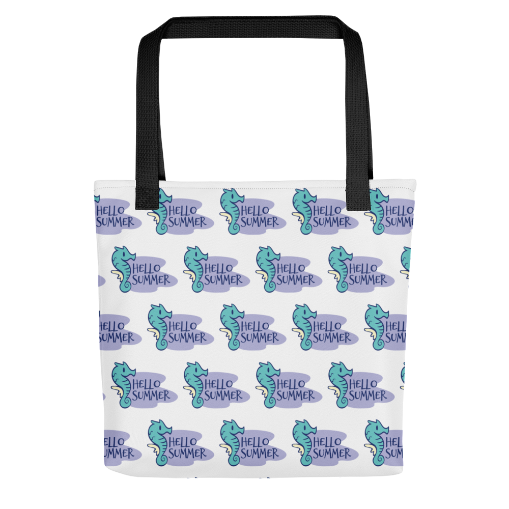 Default Title Seahorse Hello Summer Tote bag by Design Express