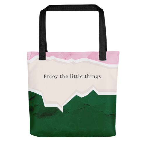 Default Title Enjoy the little things Tote bag by Design Express