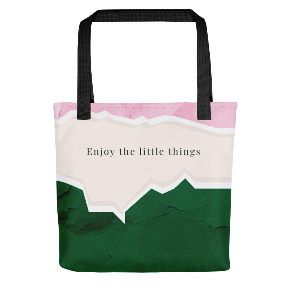 Default Title Enjoy the little things Tote bag by Design Express