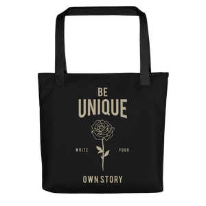 Default Title Be Unique, Write Your Own Story Tote bag by Design Express