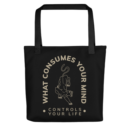 Default Title What Consume Your Mind Tote bag by Design Express