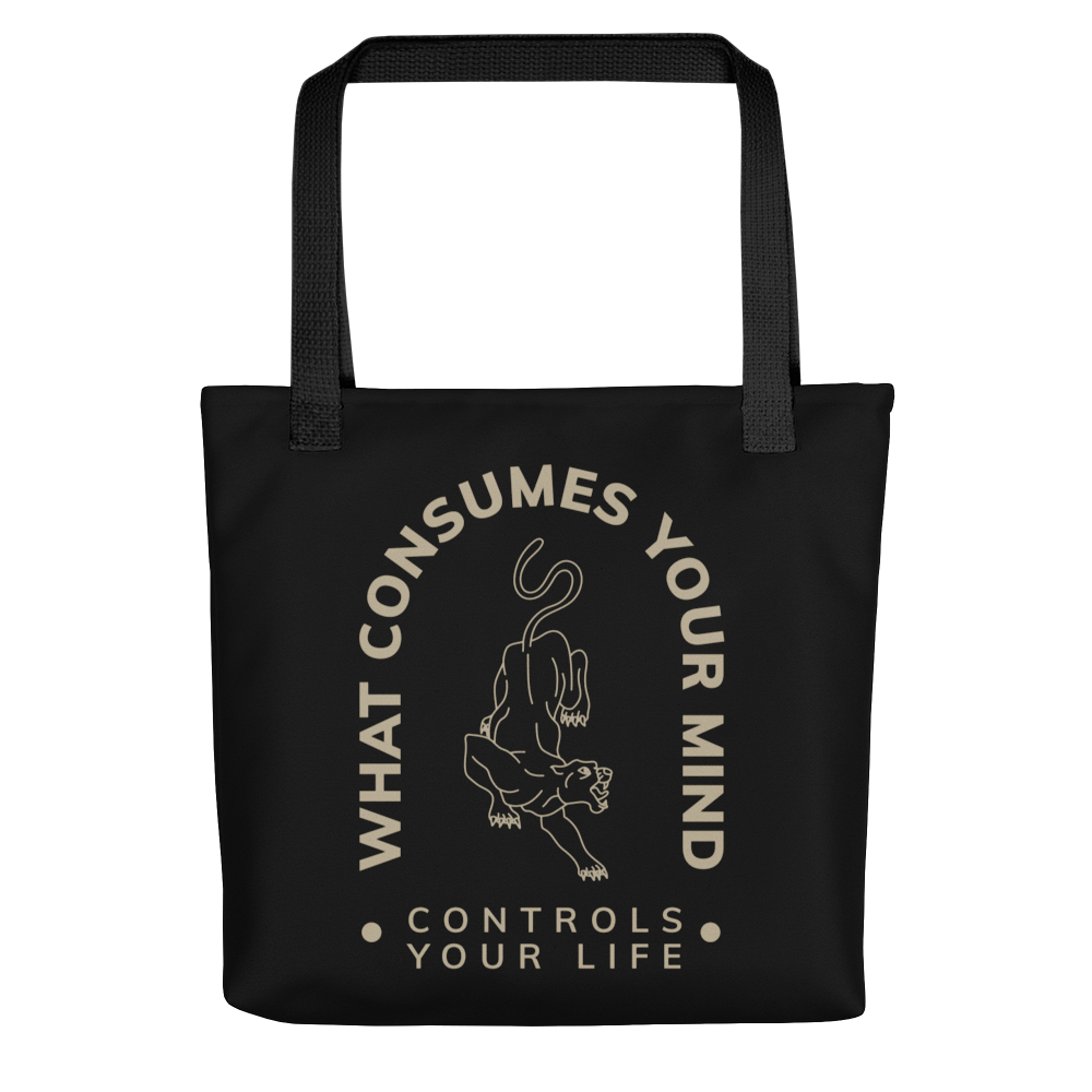 Default Title What Consume Your Mind Tote bag by Design Express