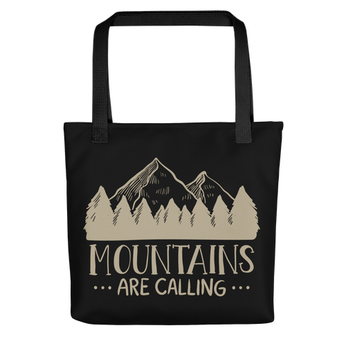 Default Title Mountains Are Calling Tote bag by Design Express