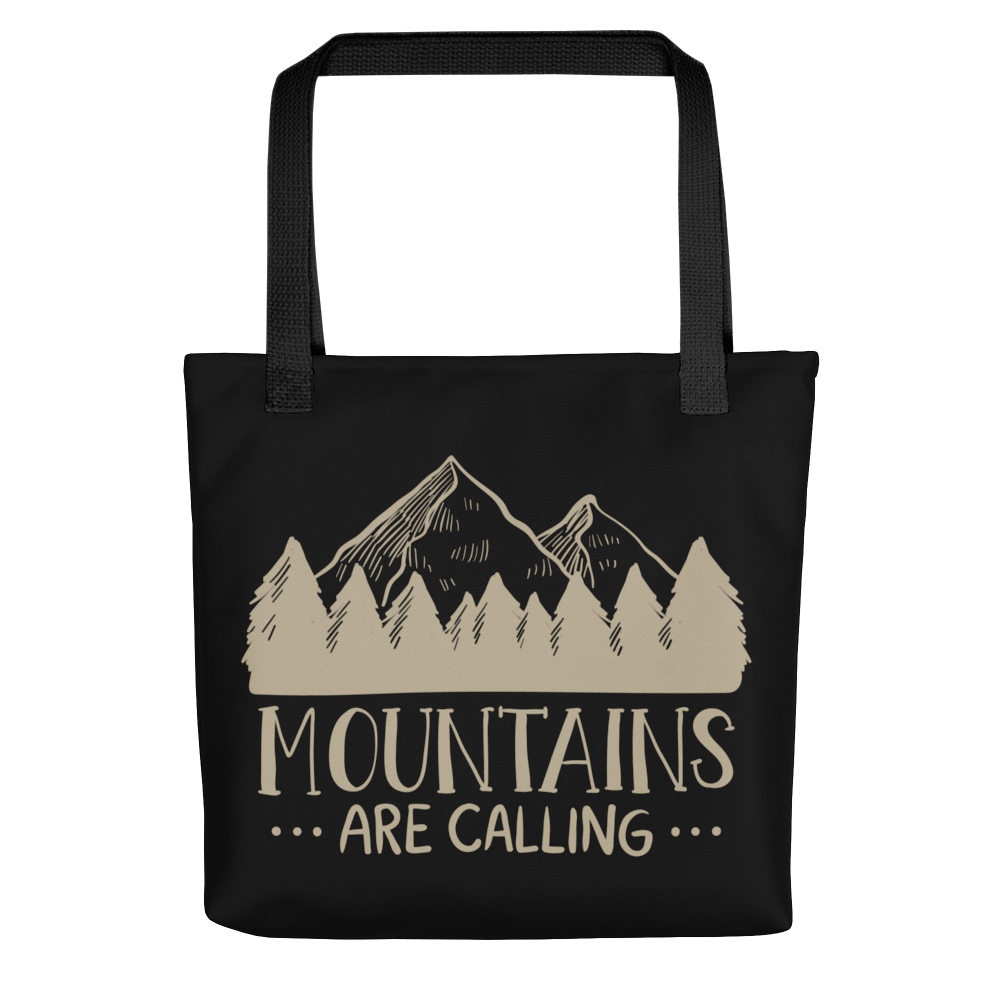 Default Title Mountains Are Calling Tote bag by Design Express