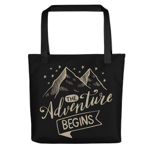 Default Title The Adventure Begins Tote bag by Design Express