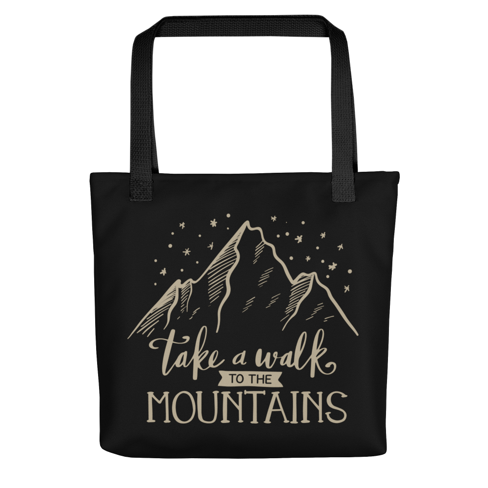 Default Title Take a Walk to the Mountains Tote bag by Design Express
