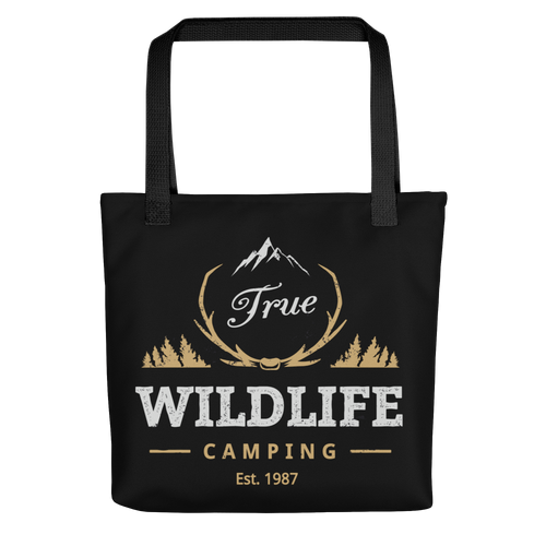 Default Title True Wildlife Camping Tote bag by Design Express